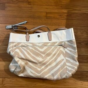 Coach Zebra Tote Purse